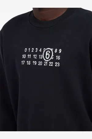 Maison Margiela Felpa In Cotone Con Logo