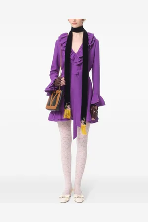 VALENTINO Abito Corto In Crepe Couture