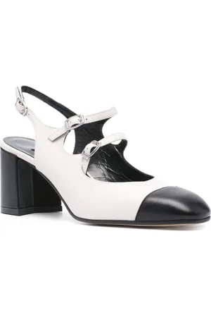 Carel Decolleté Slingback Papaya In Pelle