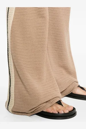 Palm Angels Pantalone Svasato Con Logo