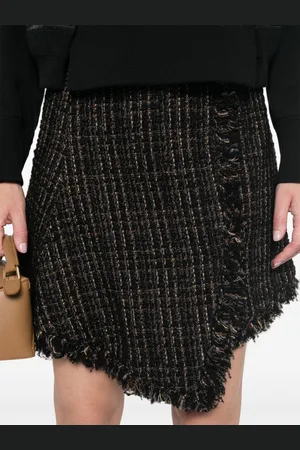 SACAI Mini Gonna Tweed In Lana