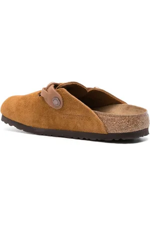 Birkenstock Slipper Boston In Pelle Scamosciata