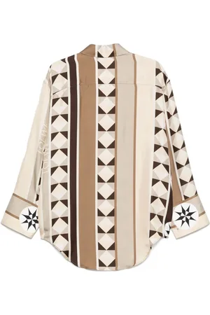 Loewe Camicia In Seta Stampata