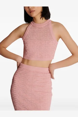 Balmain Top Cropped Monogram