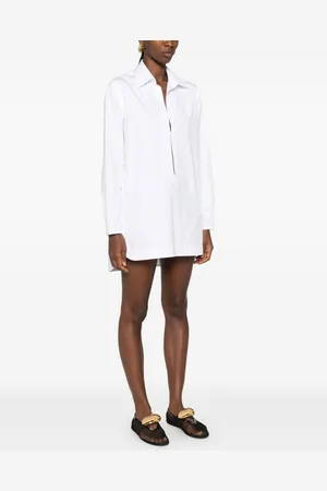 Alaïa Chemisier A Tunica In Cotone