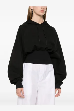 adidas Felpa Cropped In Cotone Organico