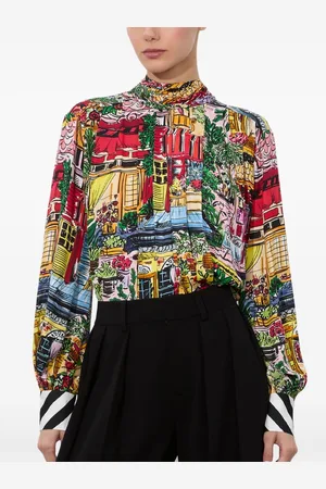 ALICE+OLIVIA Blusa Stampata