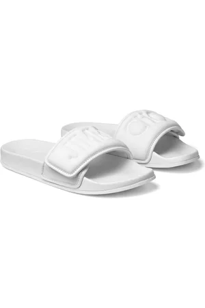 Jimmy Choo Ciabatta Da Piscina Fitz/f In Pelle