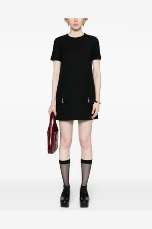 Gucci Mini Abito In Lana E Seta