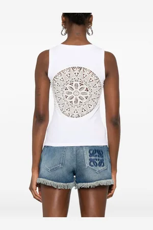 Loewe Top Con Inserto Pizzo