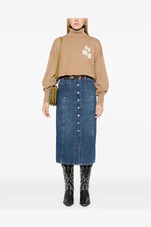 Marant Etoile Gonna Vandy In Denim