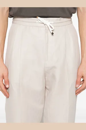Brunello Cucinelli Pantalone In Misto Lino