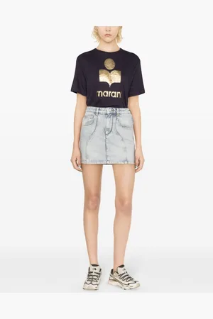 Marant Etoile Mini Gonna Vesna In Jeans