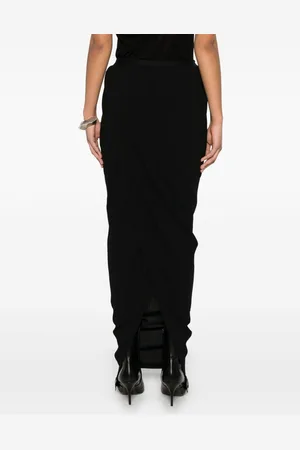 Rick Owens Gonna Lunga Soft Pillar In Lana