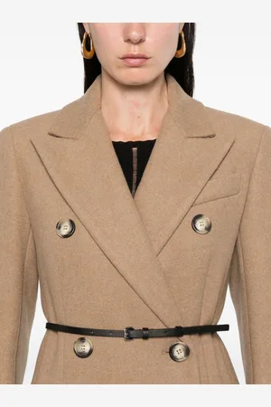 Sportmax Cappotto Doppiopetto In Lana
