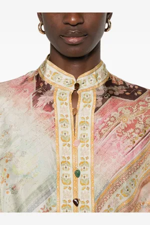 ZIMMERMANN Abito Tallow In Seta Stampato