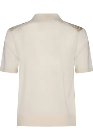 Tory Burch Polo In Seta Stampata