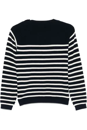 SEMICOUTURE Maglia Perla In Cotone Rigata