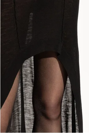 Saint Laurent Abito Lungo In Lana