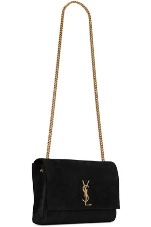 Saint Laurent Borsa Kate Media In Suede