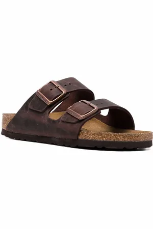 Birkenstock Sandalo Arizona In Pelle Oiled