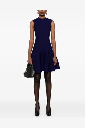 Alaïa Abito Skater In Maglia A Coste
