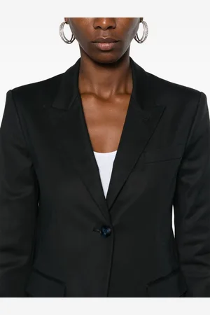 Emporio Armani Blazer Monopetto In Misto Cotone