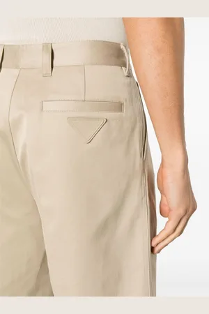 Prada Bermuda A Gamba Ampia In Cotone