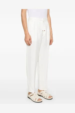 Brunello Cucinelli Pantalone In Misto Lino