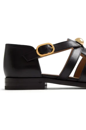 VALENTINO GARAVANI Sandalo Vlogo Signature In Pelle