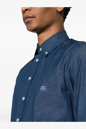 Etro Camicia In Cotone Con Logo