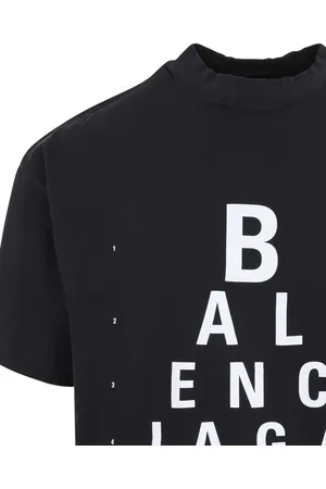 Balenciaga T-shirt Optical In Cotone
