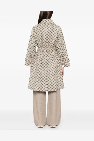 Max mara the cube Trench Jacquard In Misto Cotone
