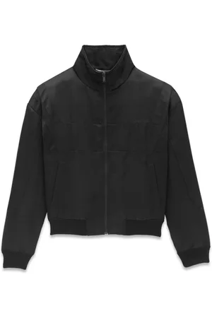 Saint Laurent Bomber In Satin Con Logo