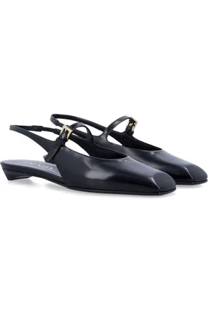 Prada Ballerina Slingback In Pelle