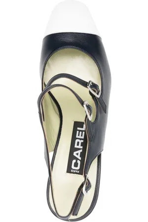 Carel Decolleté Slingback Papaya In Pelle