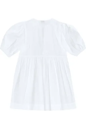 Ganni Mini Abito In Cotone Organico