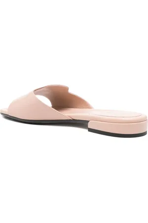 Jimmy Choo Sandalo Dina Flat In Pelle