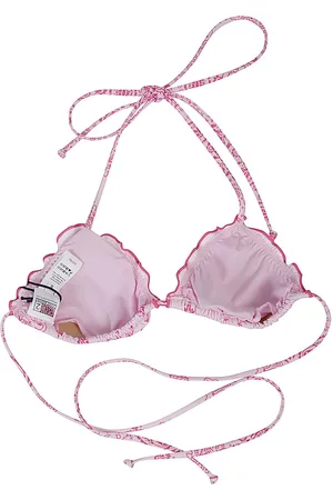 MC2 SAINT BARTH Top Bikini A Triangolo Con Stampa Bandana