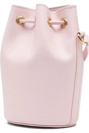 VALENTINO GARAVANI Secchiello Vlogo Signature Mini In Pelle