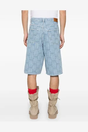 Kenzo Shorts Weave In Denim