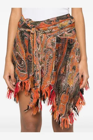 Isabel Marant Gonna Dova In Cotone Stampata