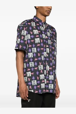 Comme des Garçons Camicia In Cotone Stampata