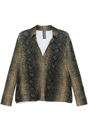 Norma Kamali Camicia Pitonata