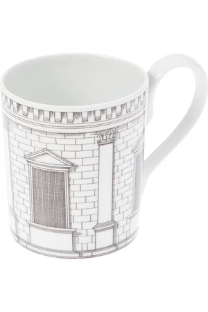FORNASETTI Mug Architettura Nero/