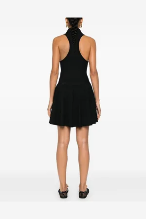 Alaïa Abito Skater In Maglia Piqué