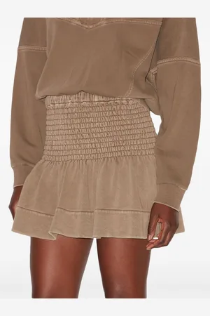 Marant Etoile Mini Gonna Pacifica In Cotone