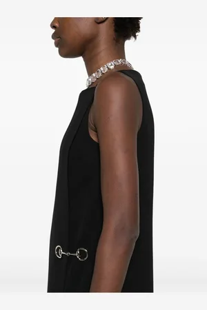 Gucci Abito Midi Con Morsetto