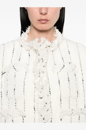 SACAI Gilet In Tweed