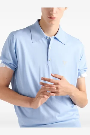 Prada Polo In Lana Con Logo